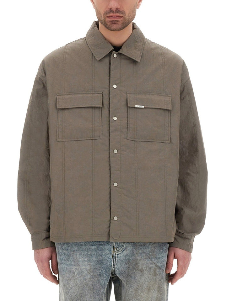 Represent QUILTED OVERSHIRT