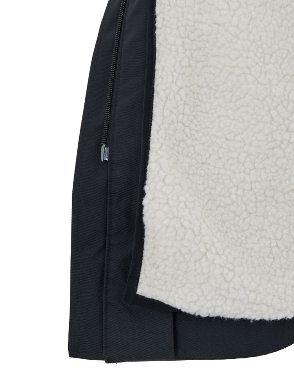Moose Knuckles Blue Parka Jacket with Drawstring