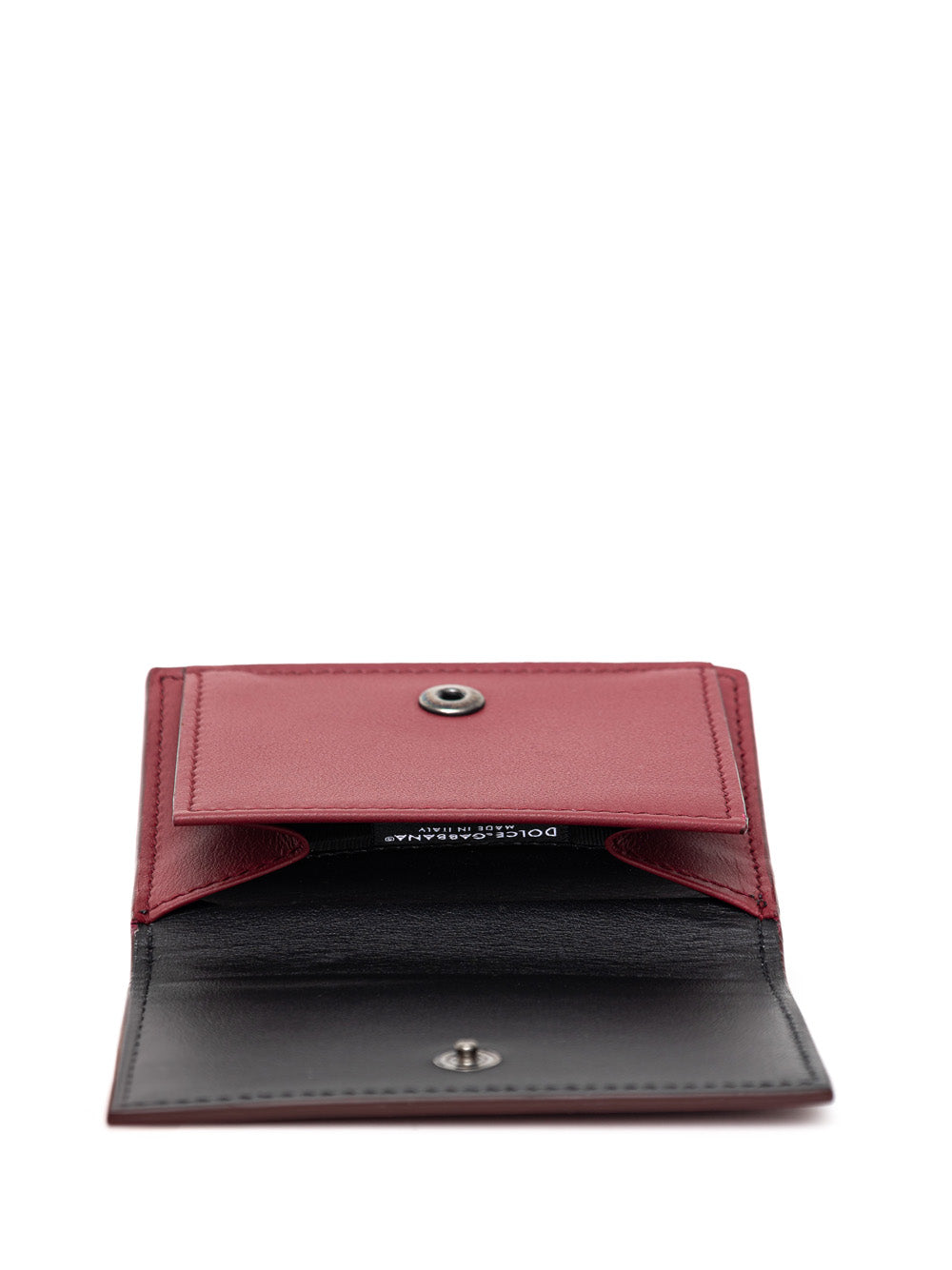 Dolce & Gabbana Red Leather Mini Wallet with Logo – Siebentaschen