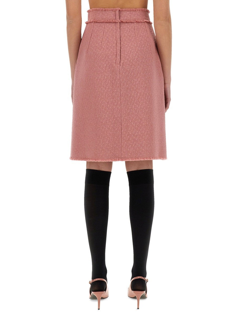 Dolce & Gabbana "RACHEL" TWEED MIDI SKIRT