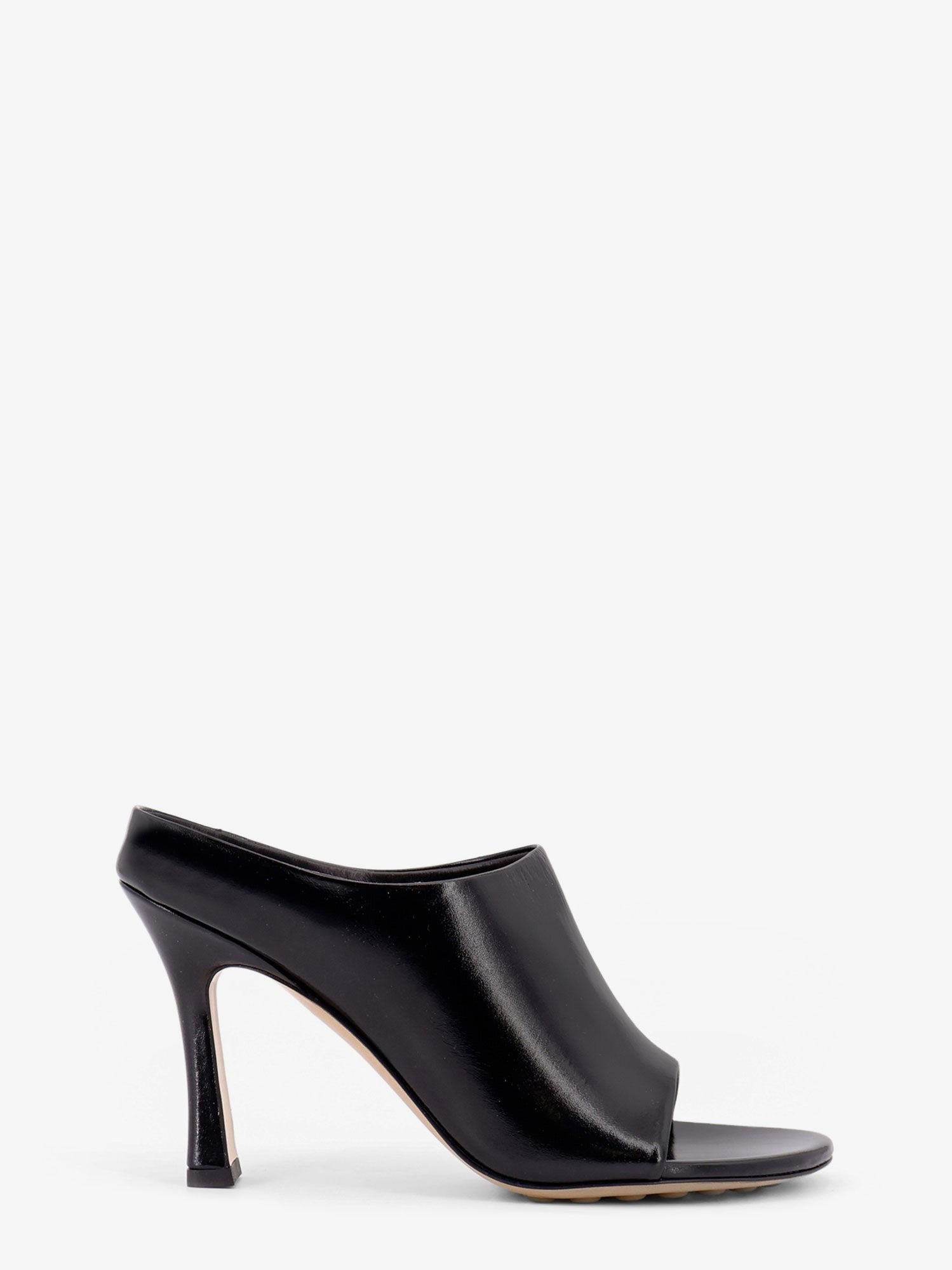 Bottega Veneta Rana leather mule with heel