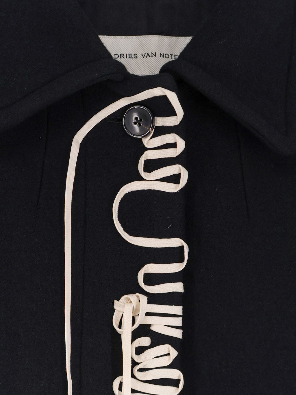 Dries Van Noten Rebela wool blend coat