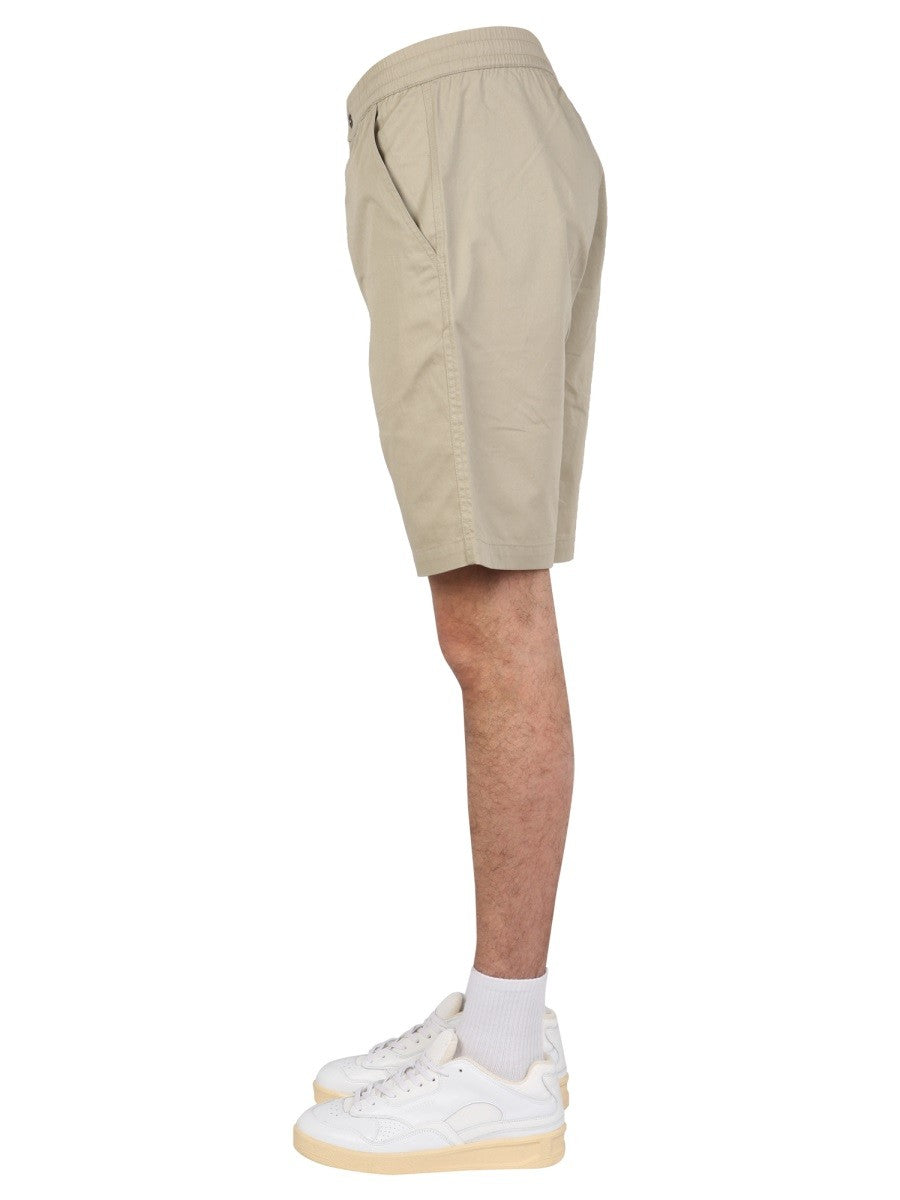 UNIVERSAL WORKS REGULAR FIT BERMUDA SHORTS