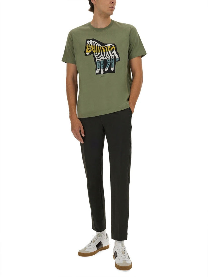 PS BY PAUL SMITH "ZEBRA CUTOUT" T-SHIRT