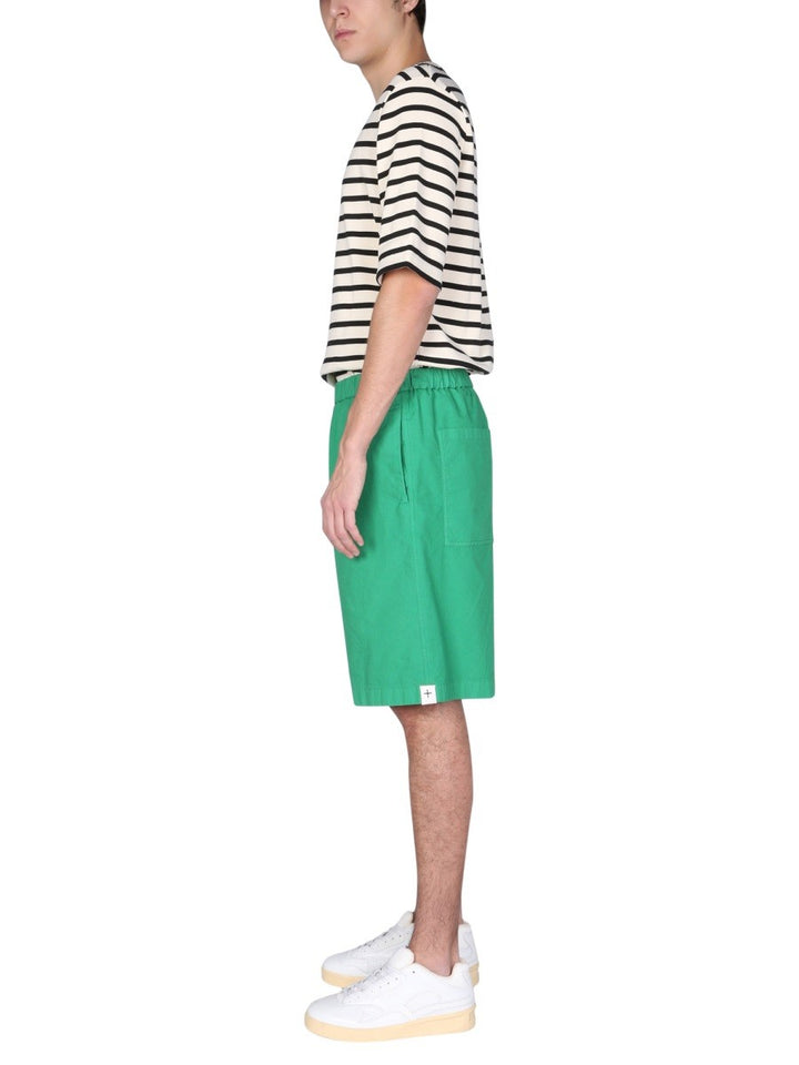 JIL SANDER RELAXED FIT BERMUDA