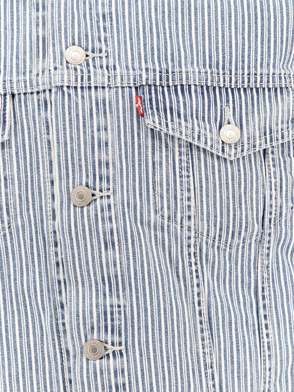 Levi's Relaxed striped cotton jacket