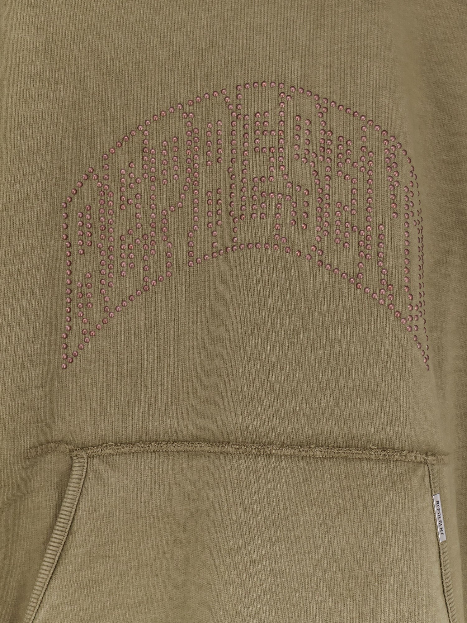 Represent Represent Embellished Hoodie cotton sweatshirt