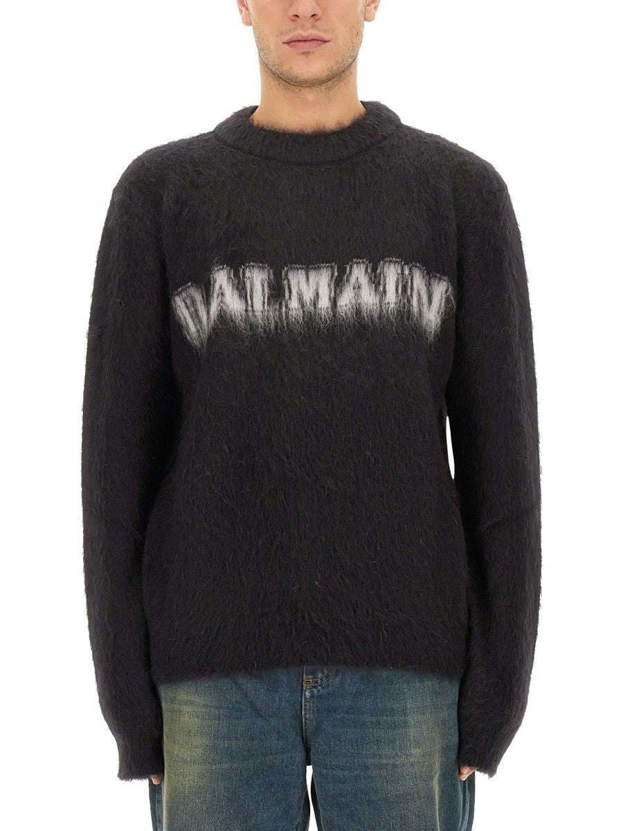 Balmain RETRO LOGO PULLOVER