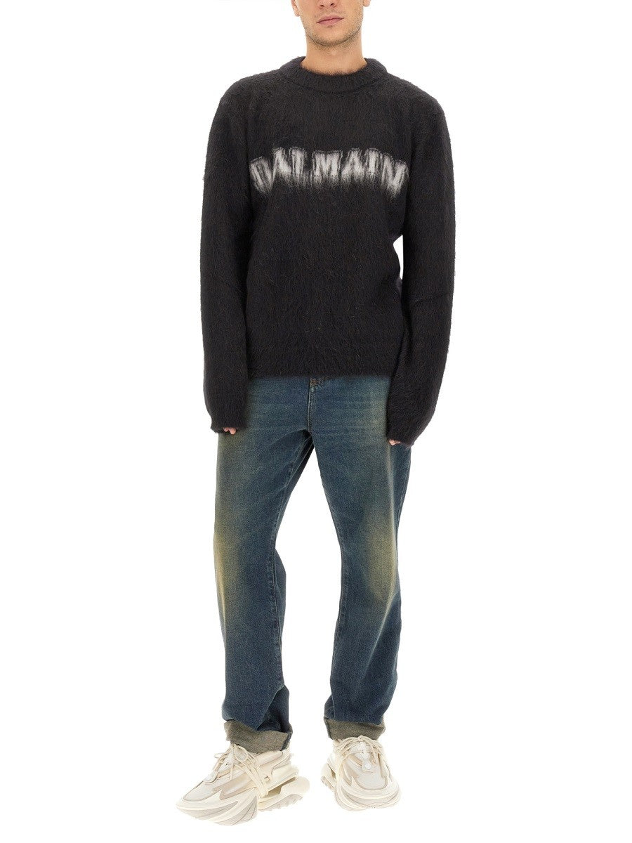 Balmain RETRO LOGO PULLOVER