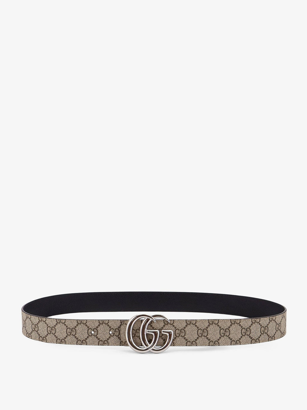 Gucci Reversible leather and Supreme GG fabric belt
