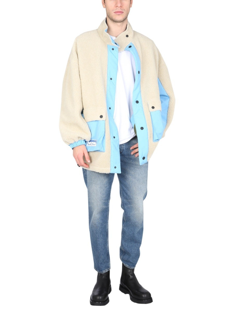 msgm REVERSIBLE SHERPA JACKET