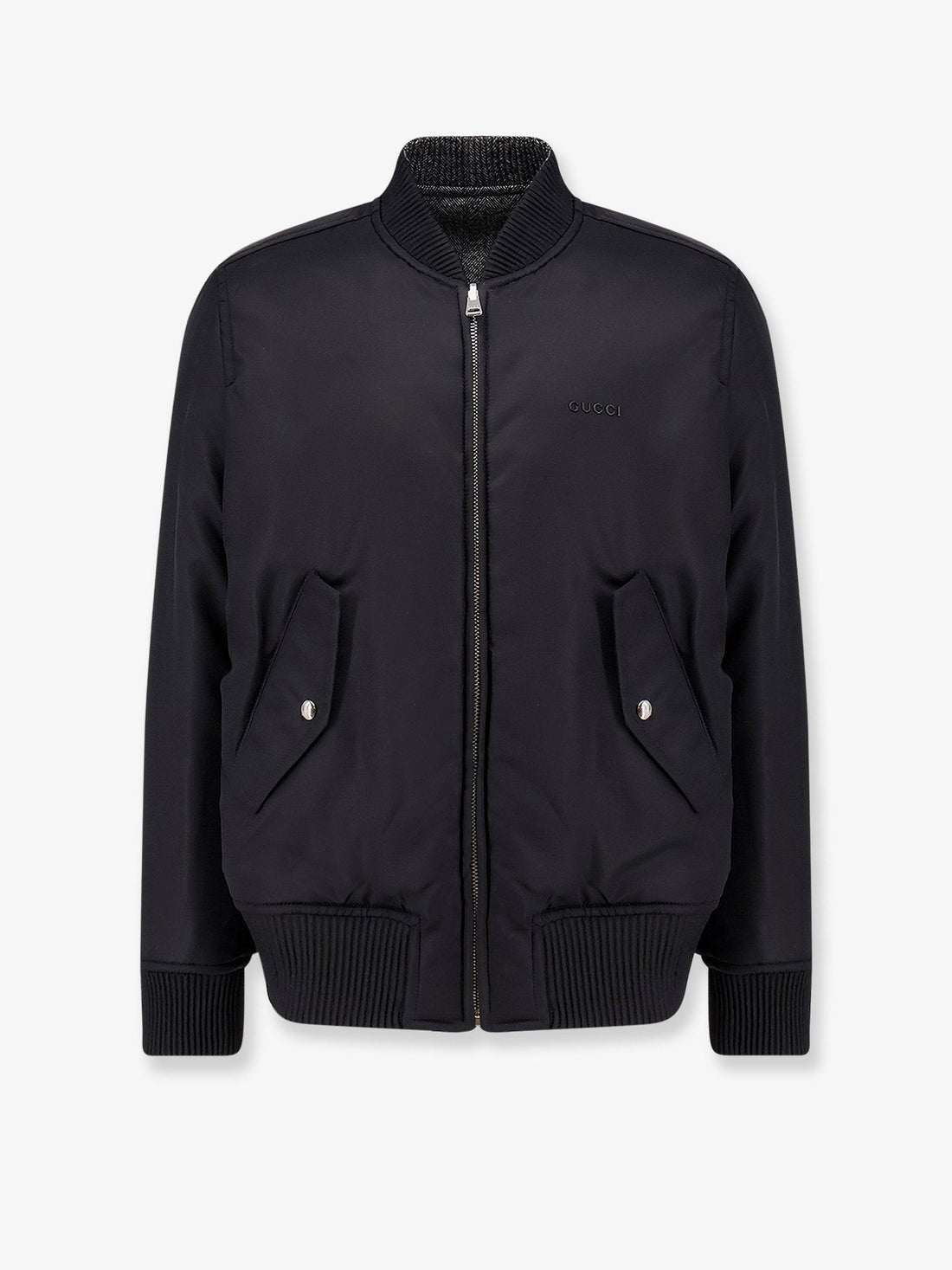 Gucci Reversible wool and nylon jacket