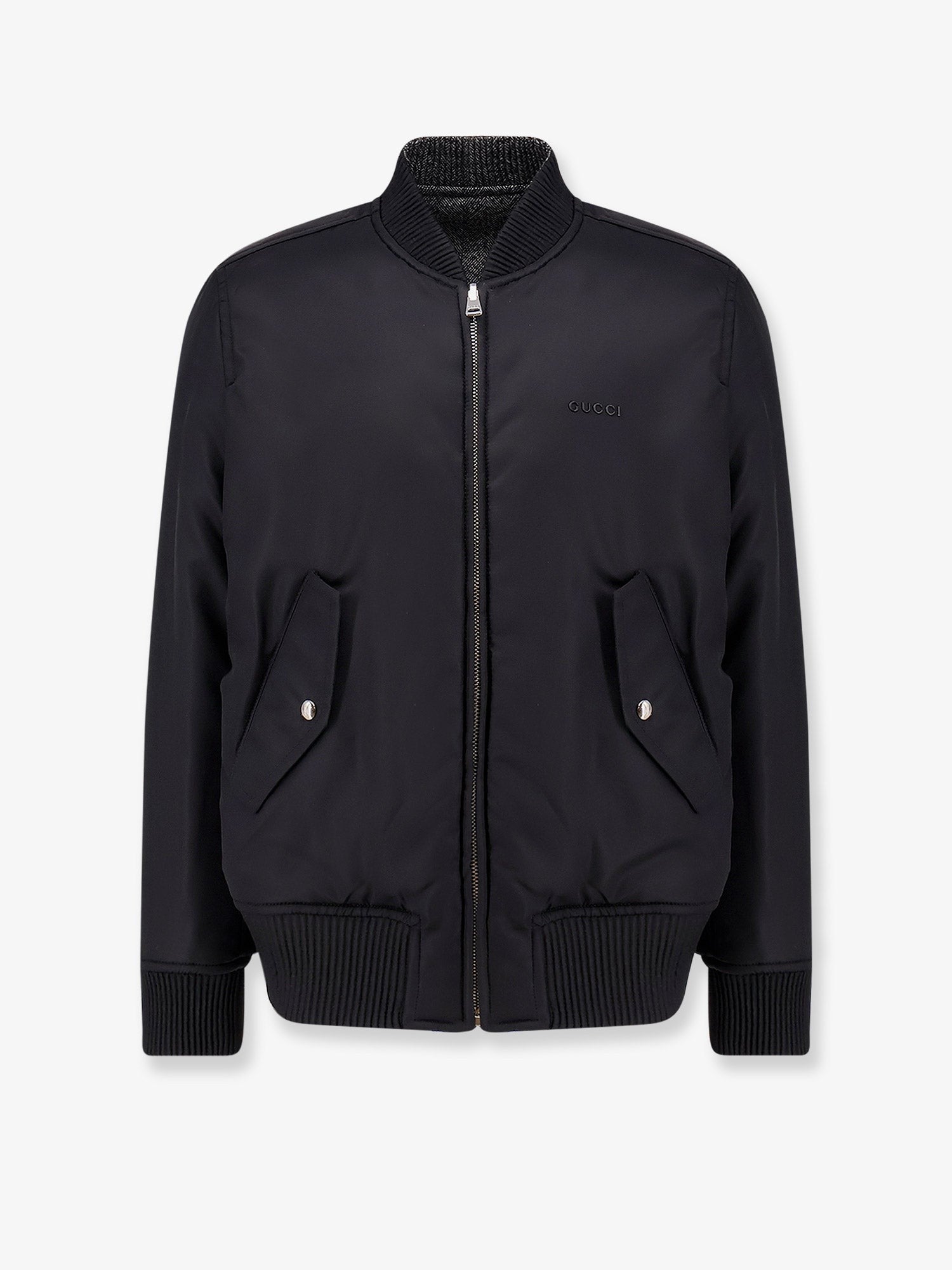 Gucci Reversible wool and nylon jacket