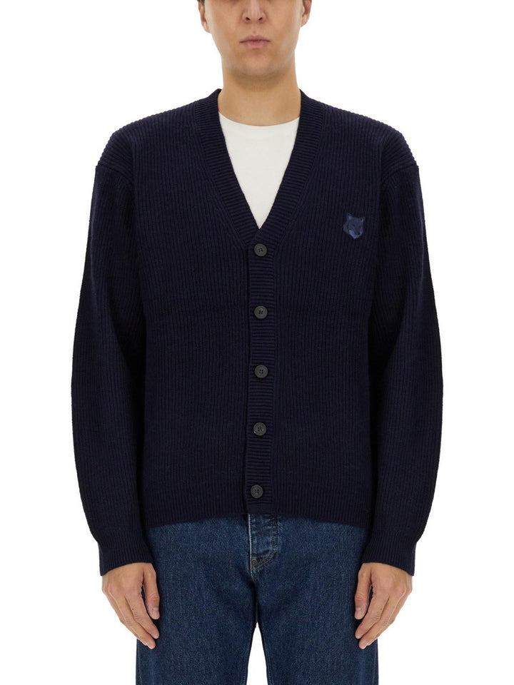 Maison Kitsune RIBBED CARDIGAN