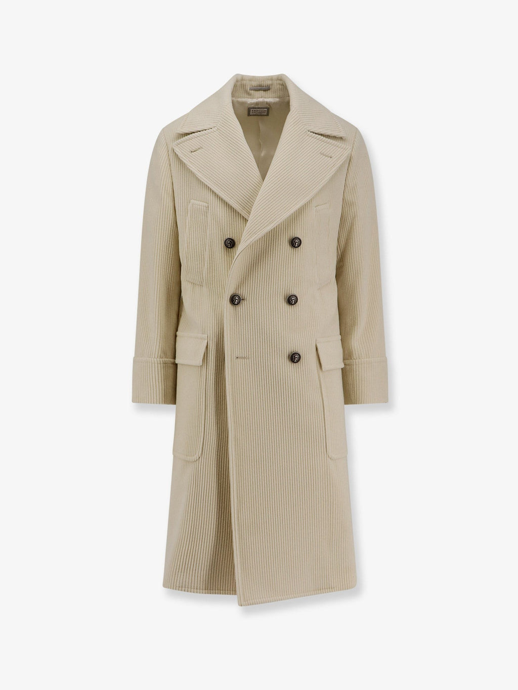 Brunello Cucinelli Ribbed cashmere coat