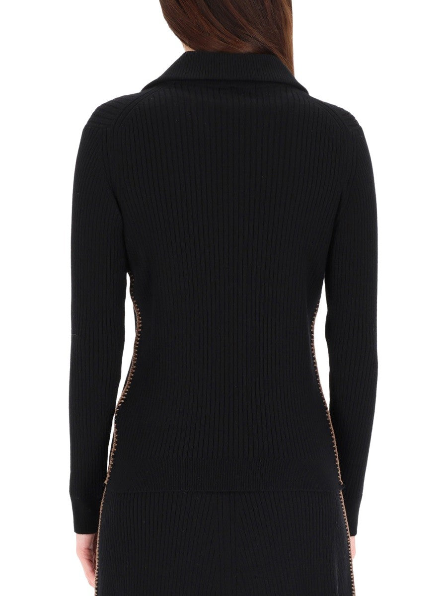 PAUL SMITH RIBBED SWEATER.