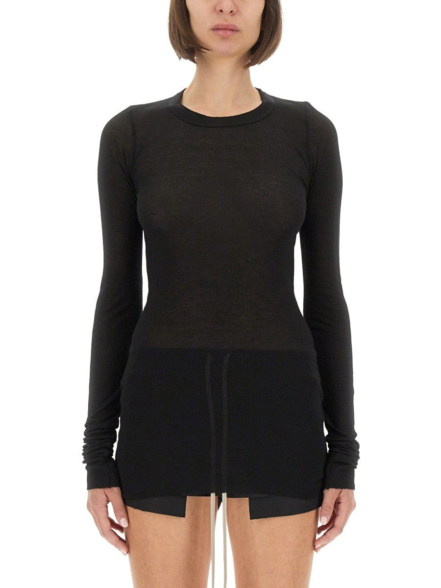 RICK OWENS "RIBBED" T-SHIRT