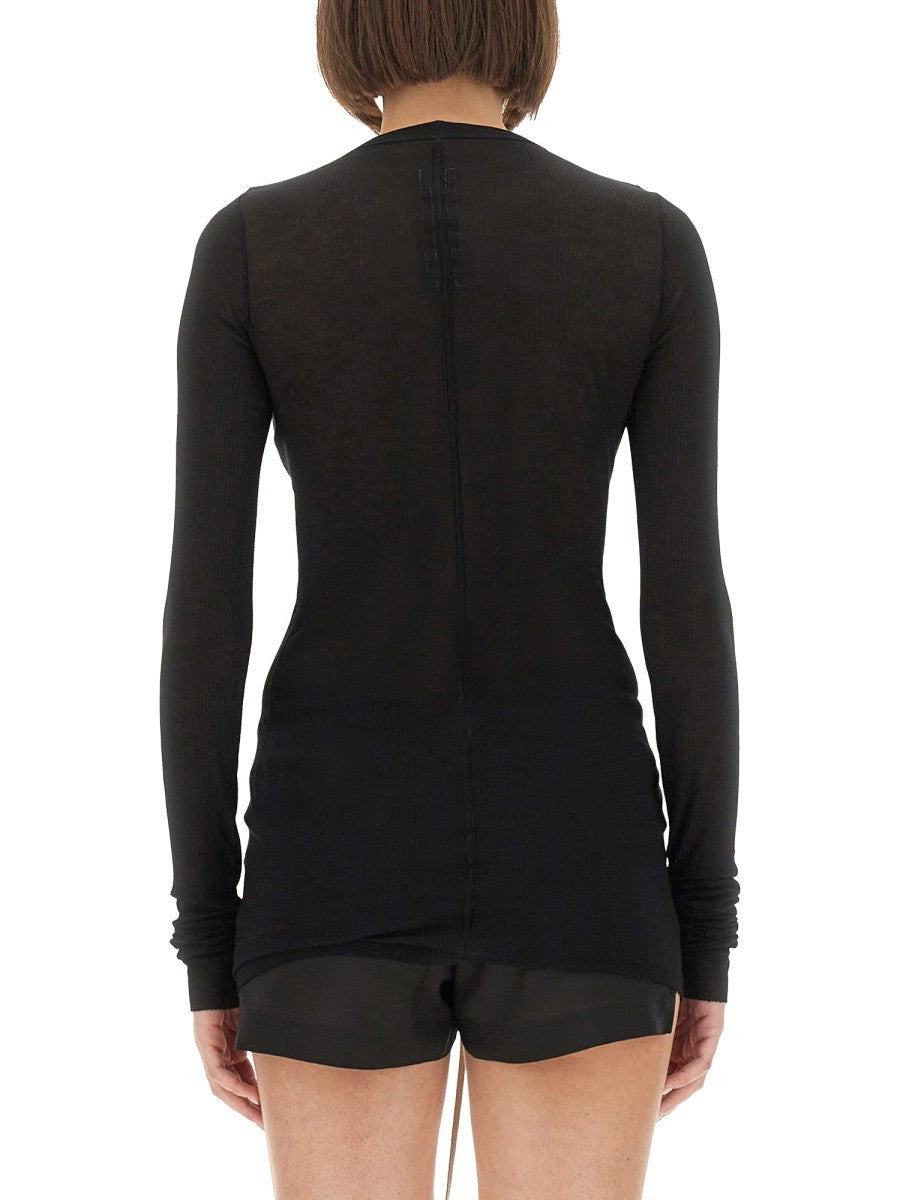 RICK OWENS "RIBBED" T-SHIRT