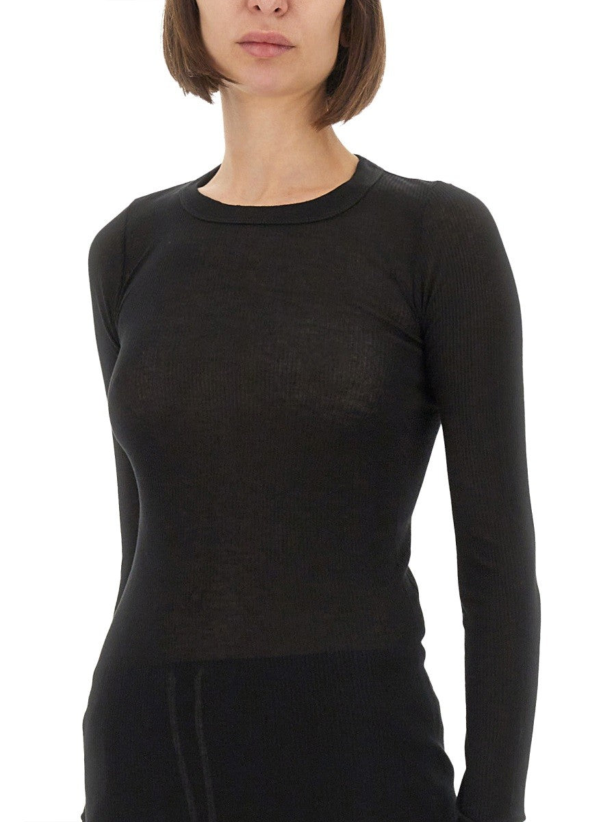 RICK OWENS "RIBBED" T-SHIRT