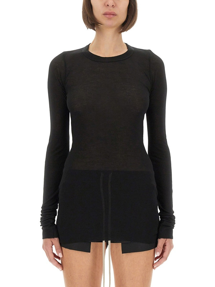 RICK OWENS "RIBBED" T-SHIRT