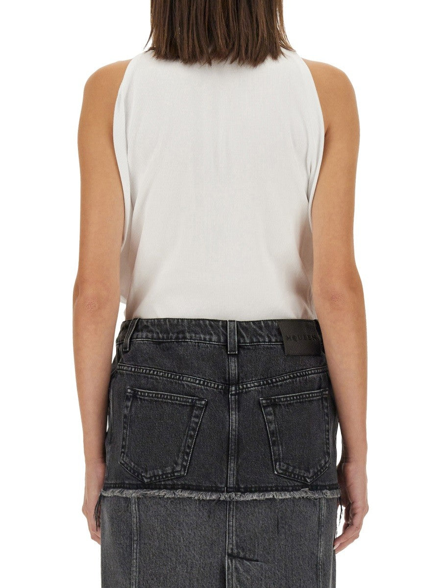 Alexander Mcqueen RIBBED TANK TOP