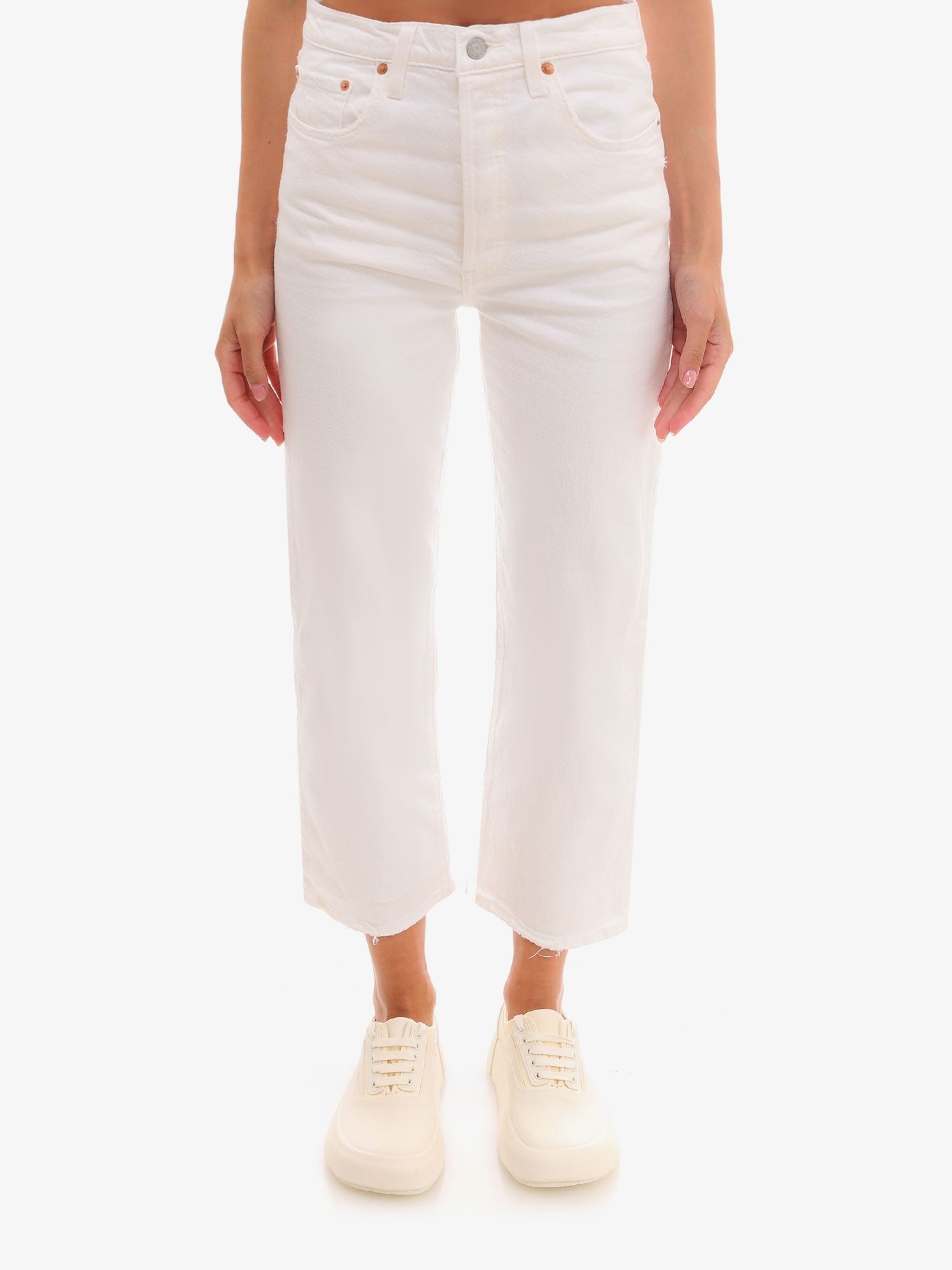 Levi's Ribcage straight ankle jeans