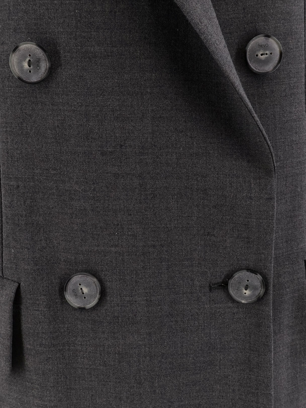 Hevo Rocchetta double-breasted wool blend suit