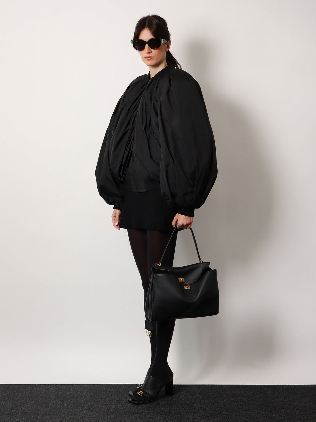 Balenciaga Rodeo leather shoulder bag