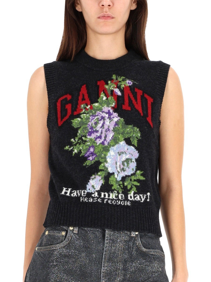 GANNI "ROSE" VEST