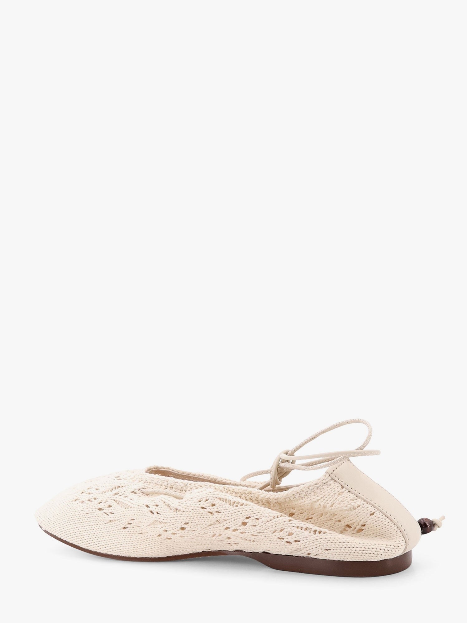 ALOHAS Rosemary crochet ballerinas with ankle ties