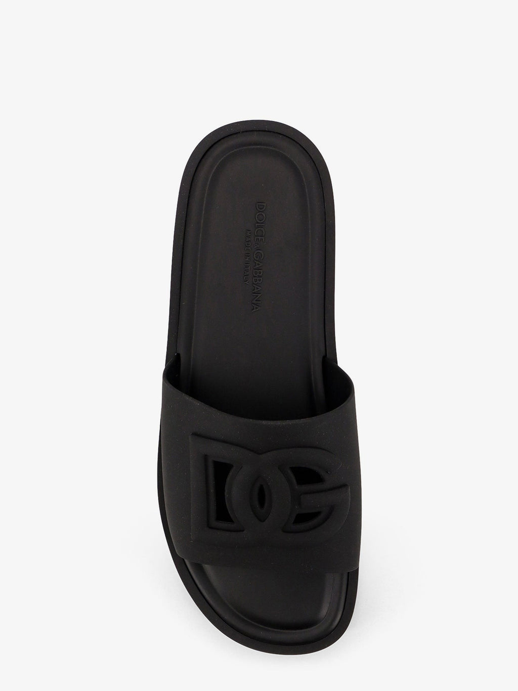 Dolce & Gabbana Rubber Slide Sandals