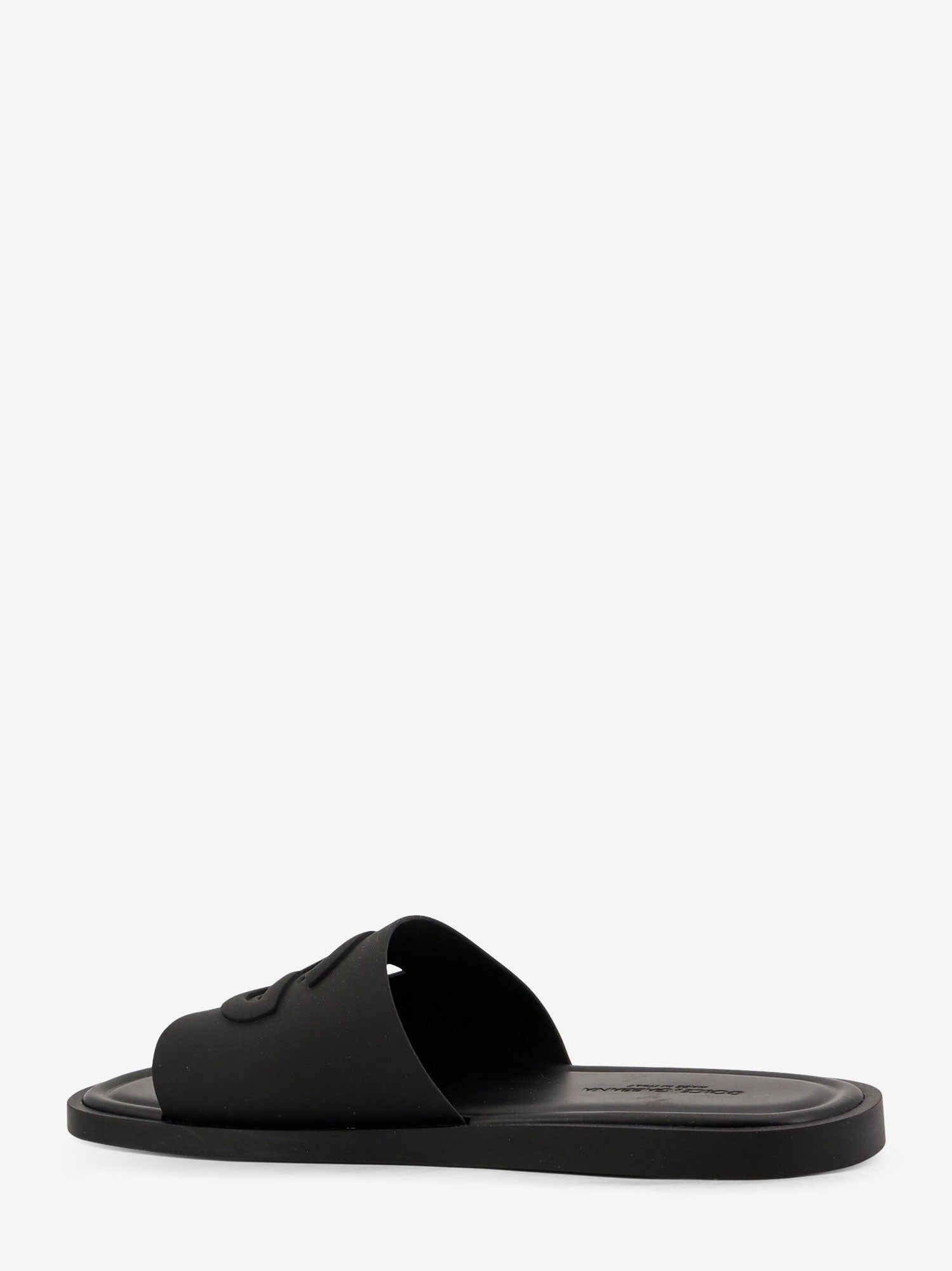 Dolce & Gabbana Rubber Slide Sandals