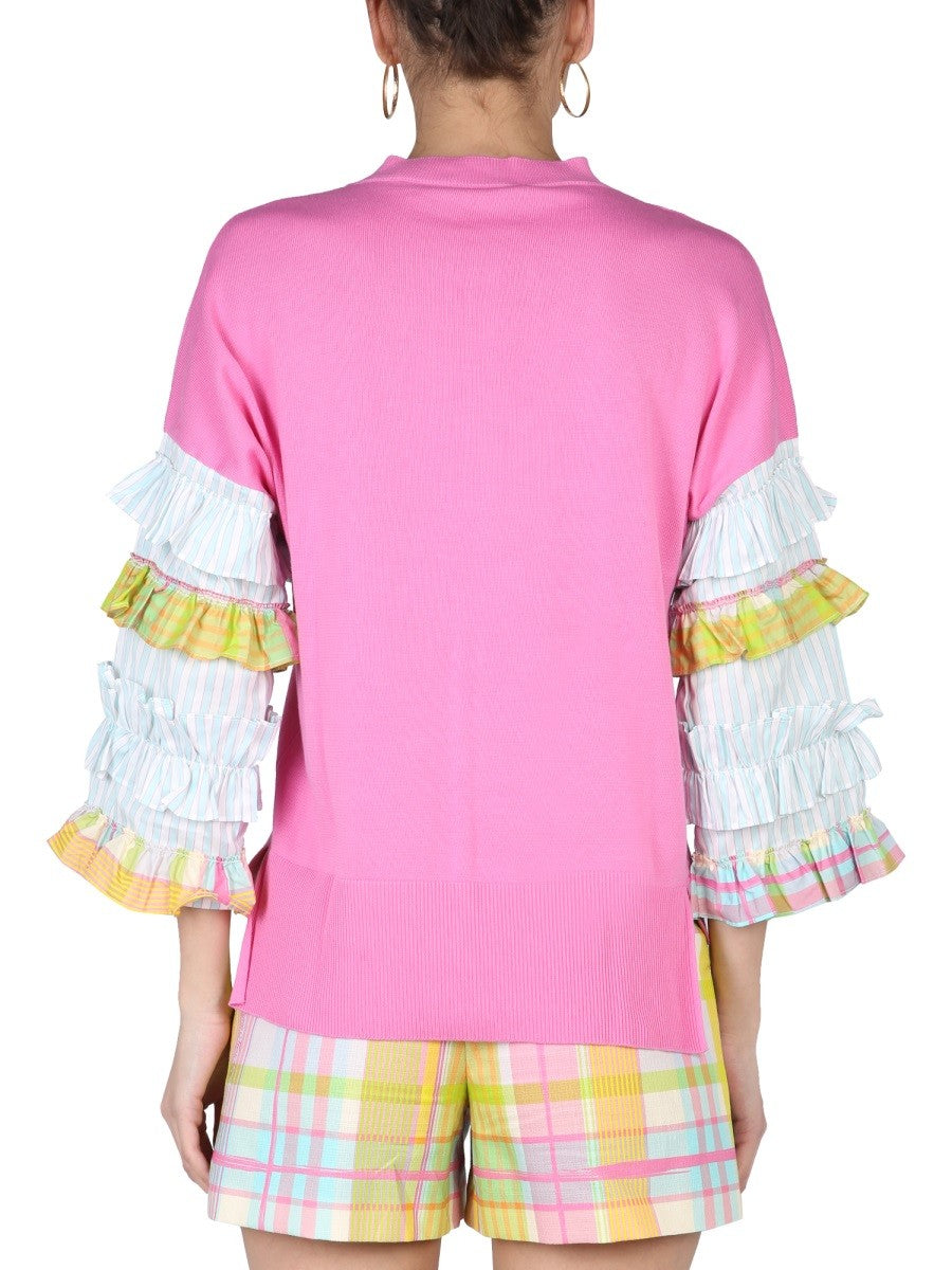 Boutique Moschino RUFFLES JERSEY