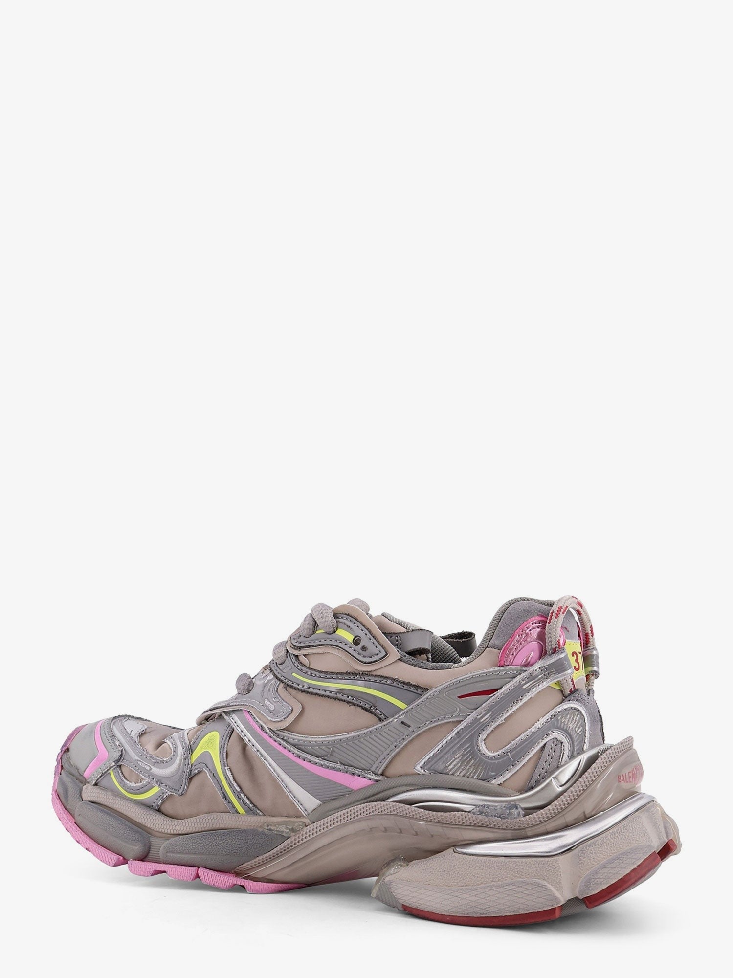 Balenciaga Runner 2 nylon low-top sneakers with leather inserts