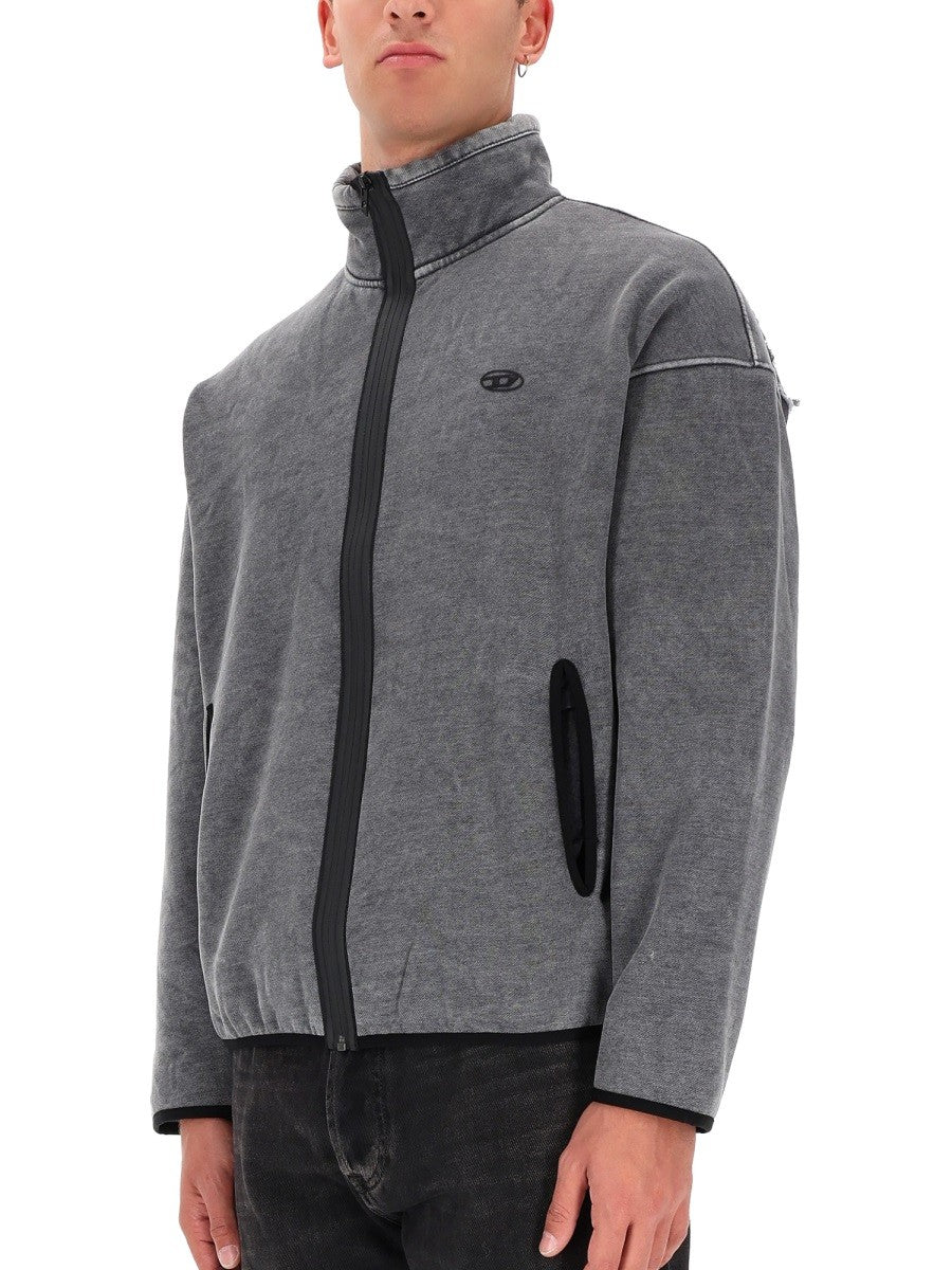 Diesel "S-BATY-NEW" SWEATSHIRT WITH LOGO