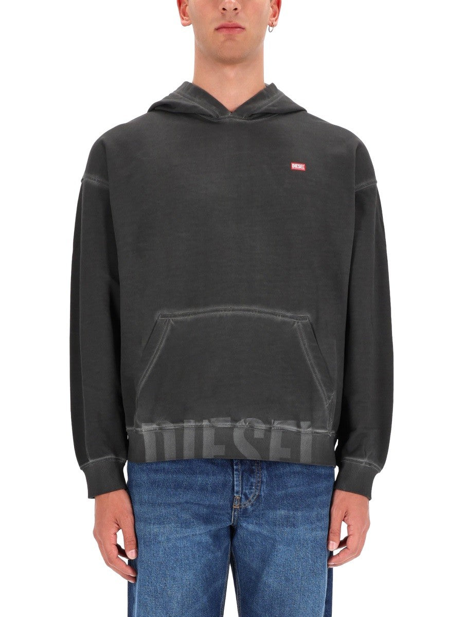 Diesel "S-BOXT-HOOD-T4" SWEATSHIRT
