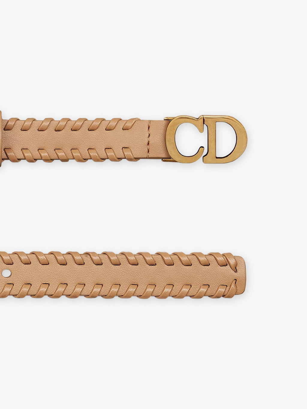 Dior Saddle leather belt