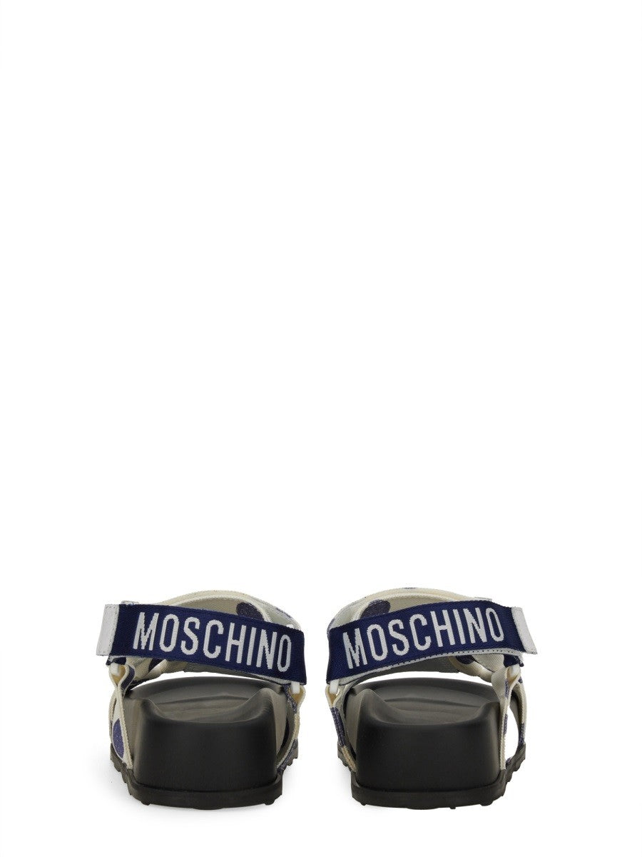 Moschino SANDAL WITH LOGO