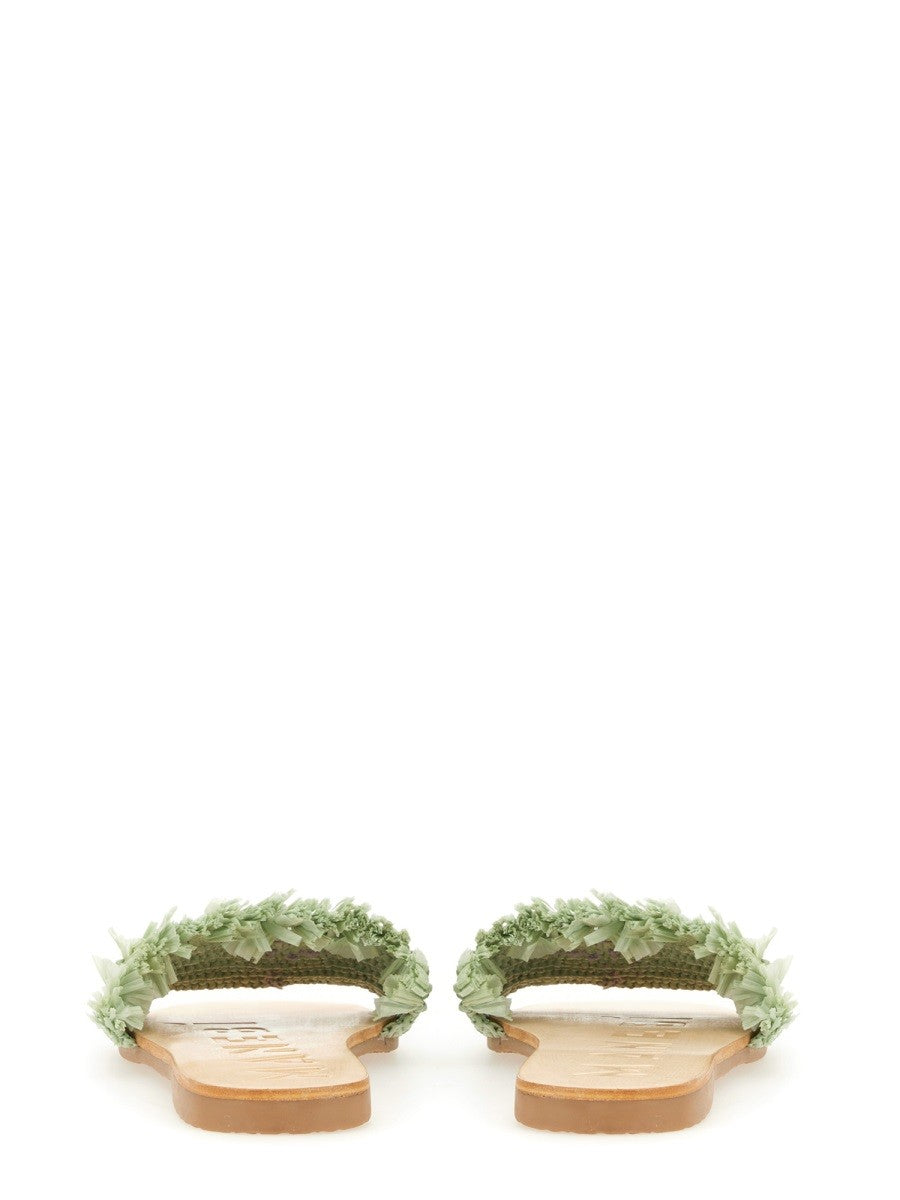 MANEBI SANDAL WITH LOGO