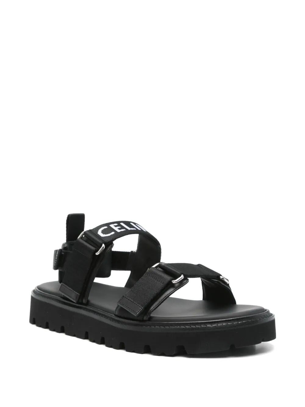 Celine Sandali in tela jacquard Celine