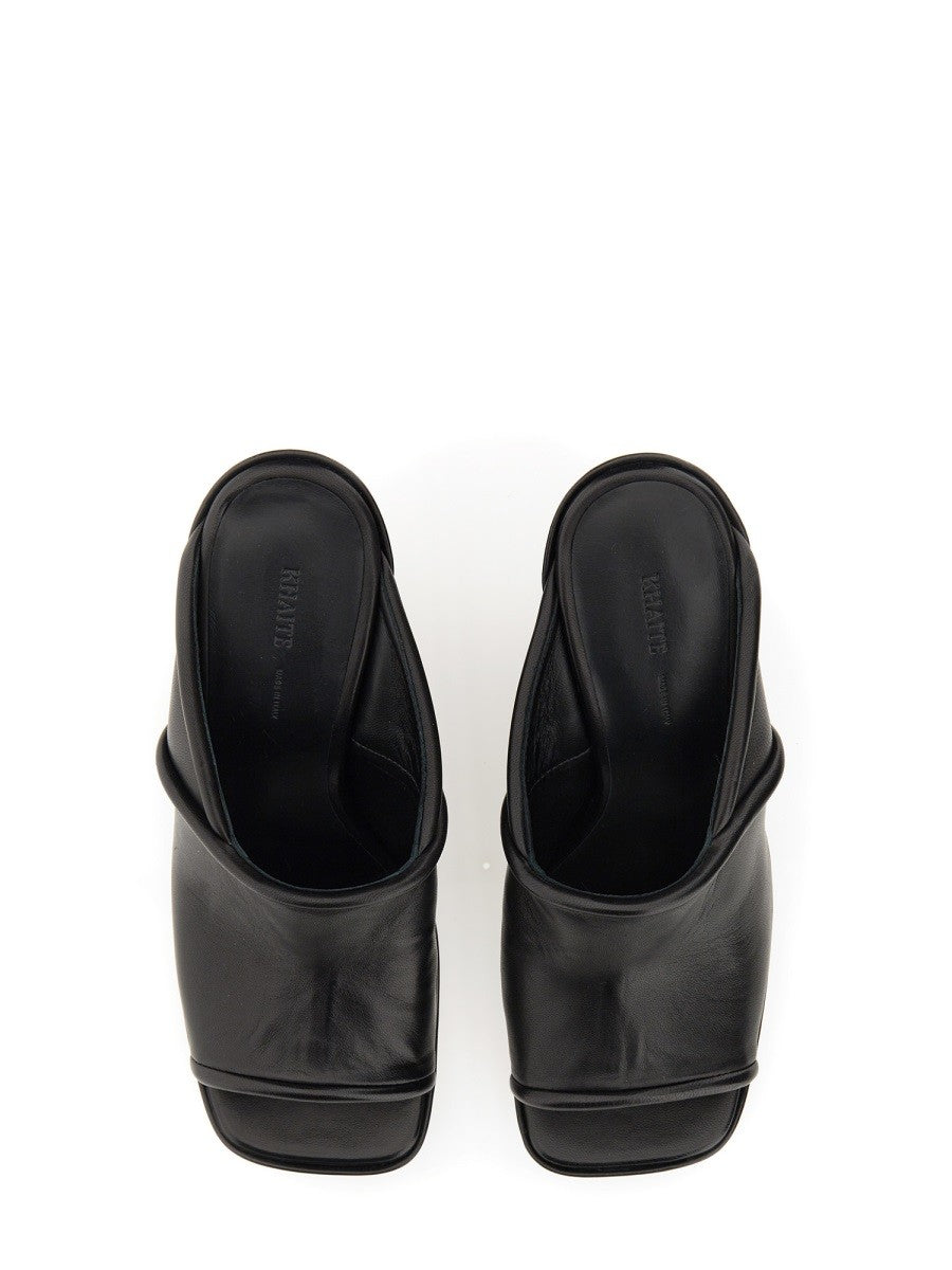KHAITE SANDALS MULES THE STAGG 105MM