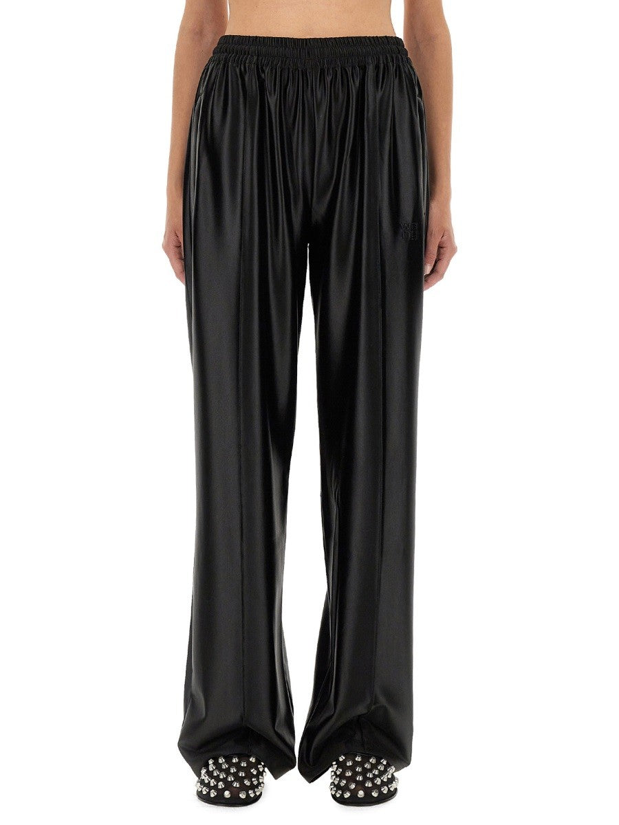 Alexander Wang SATIN FAILLE SPORT PANTS