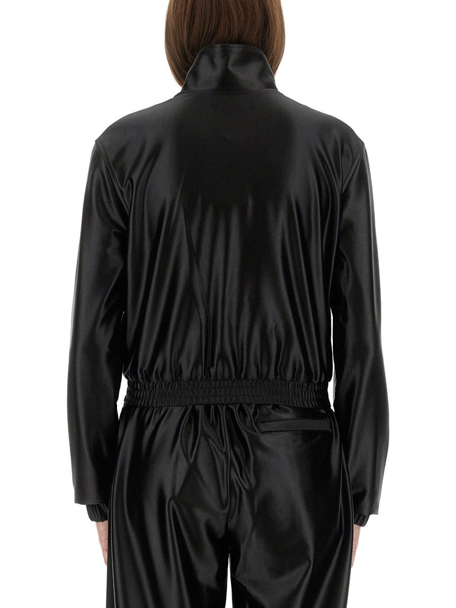Alexander Wang SATIN FAILLE SWEATSHIRT