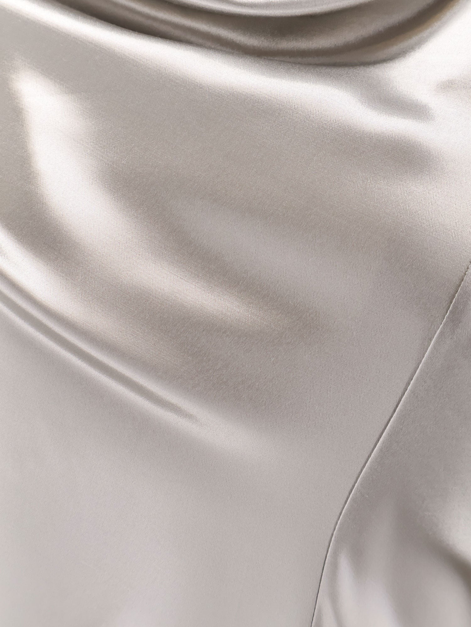 alberta ferretti Satin long dress