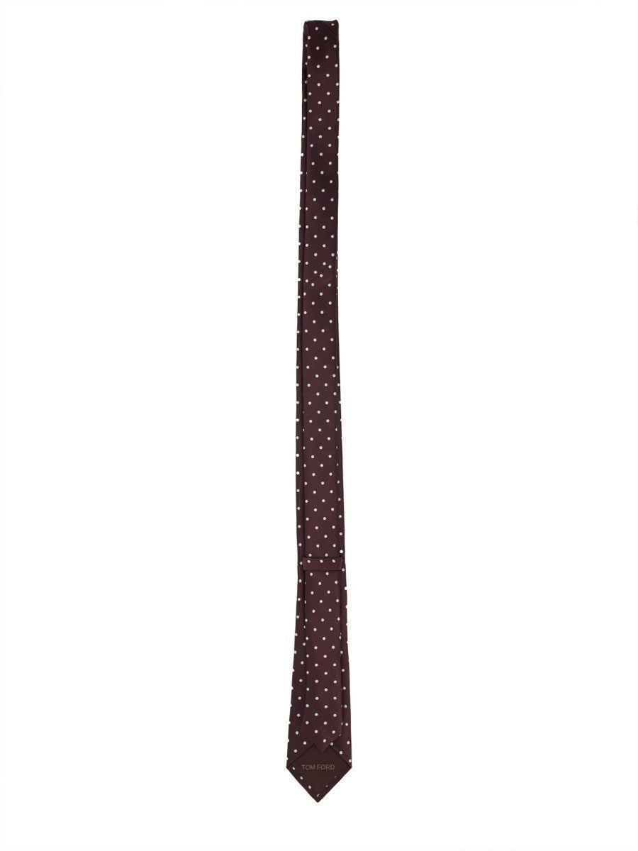 TOM FORD "SATIN POLKA DOT" TIE
