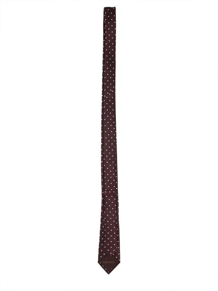 TOM FORD "SATIN POLKA DOT" TIE