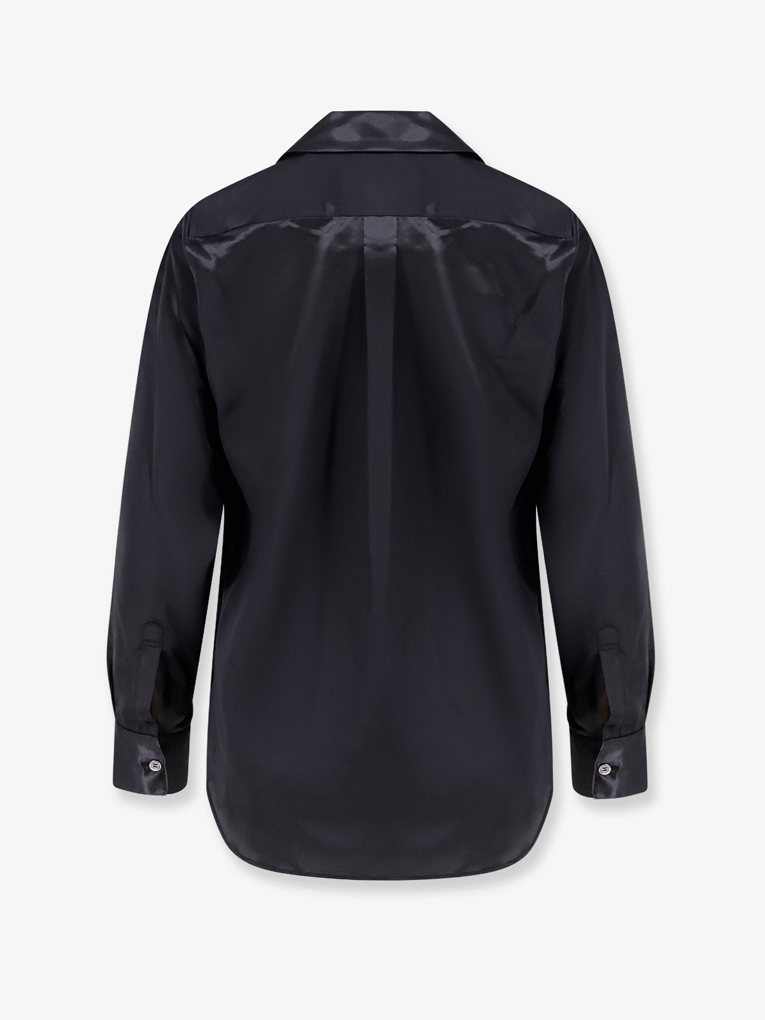 COMME DES GARCONS PLAY Satin shirt with maxi bow