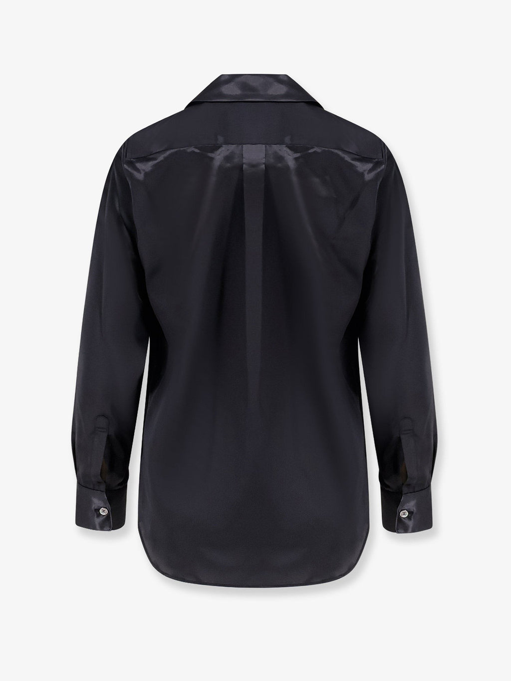 COMME DES GARCONS PLAY Satin shirt with maxi bow