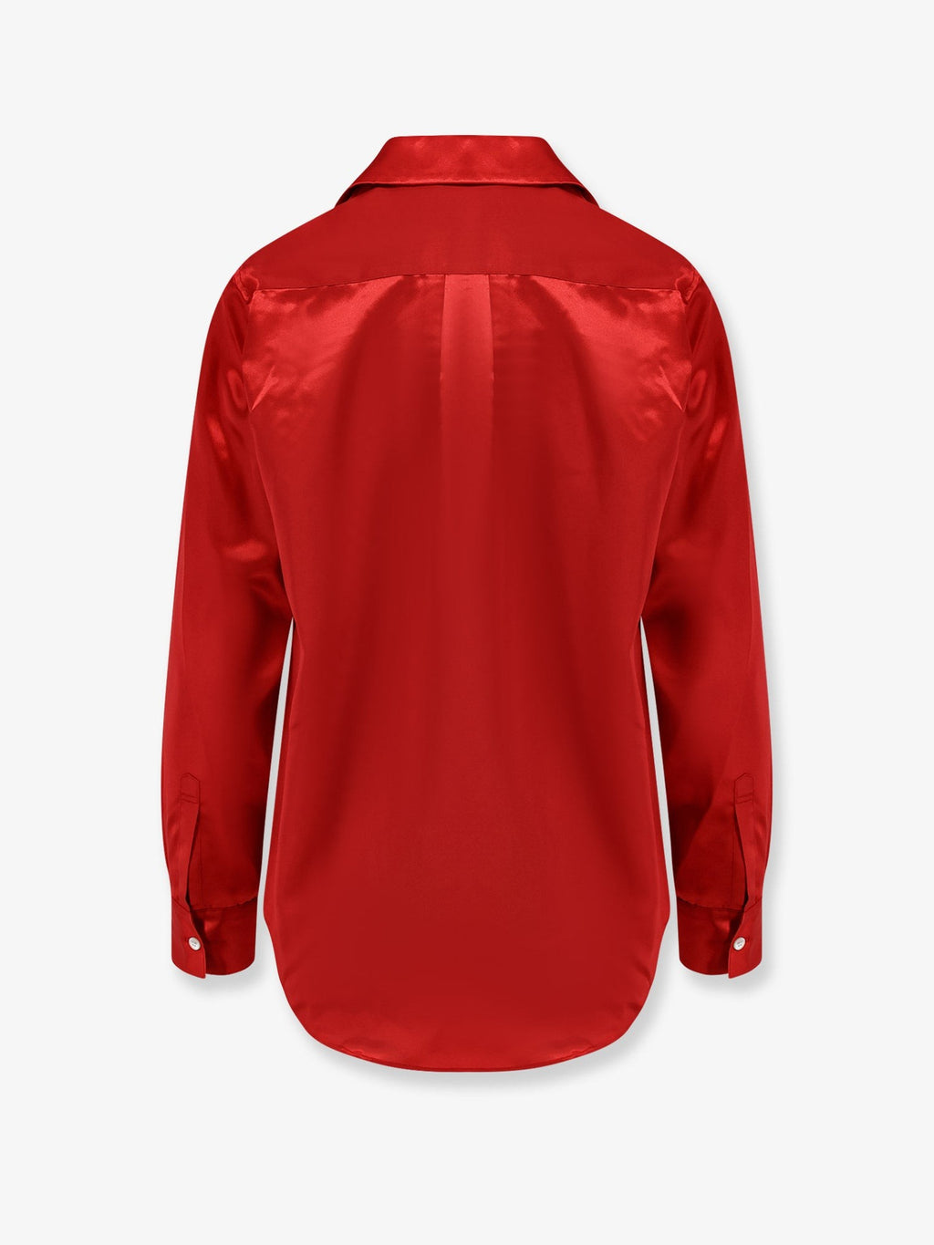 COMME DES GARCONS PLAY Satin shirt with maxi bow