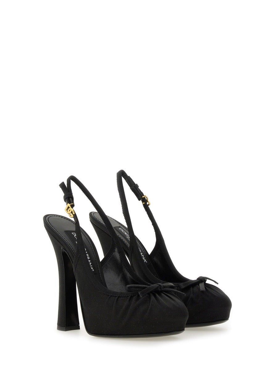 Dolce & Gabbana SATIN SLINGBACK